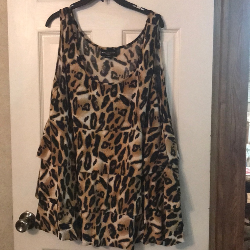 Leopard layered top!